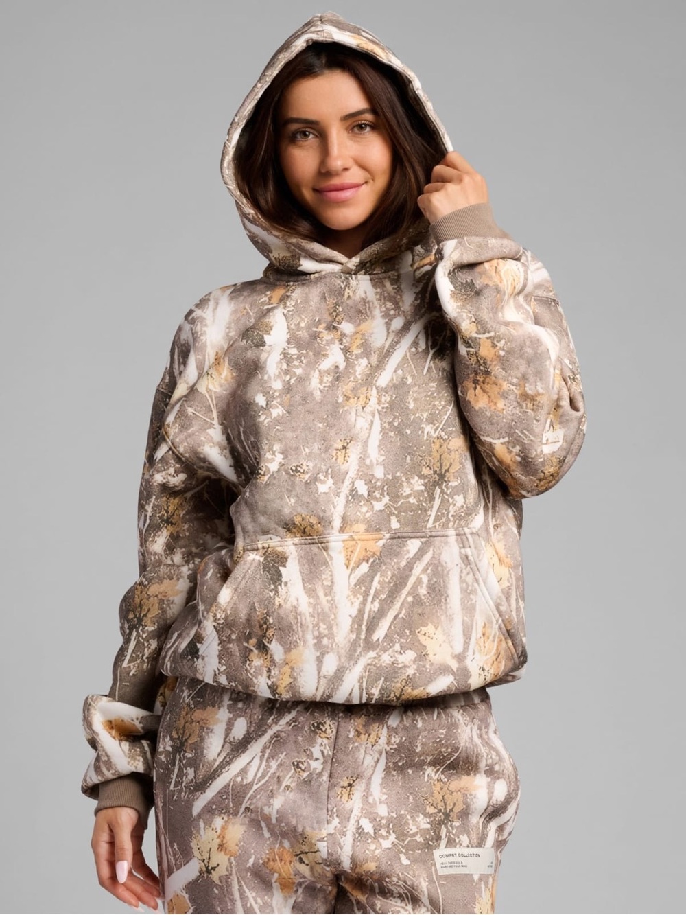 Comfrt Camo Hoodie Sweatshirt Adirondack Unsex 3X